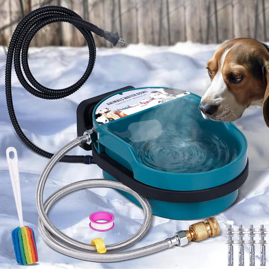 Large Breed Heated Water Bowl for Pets