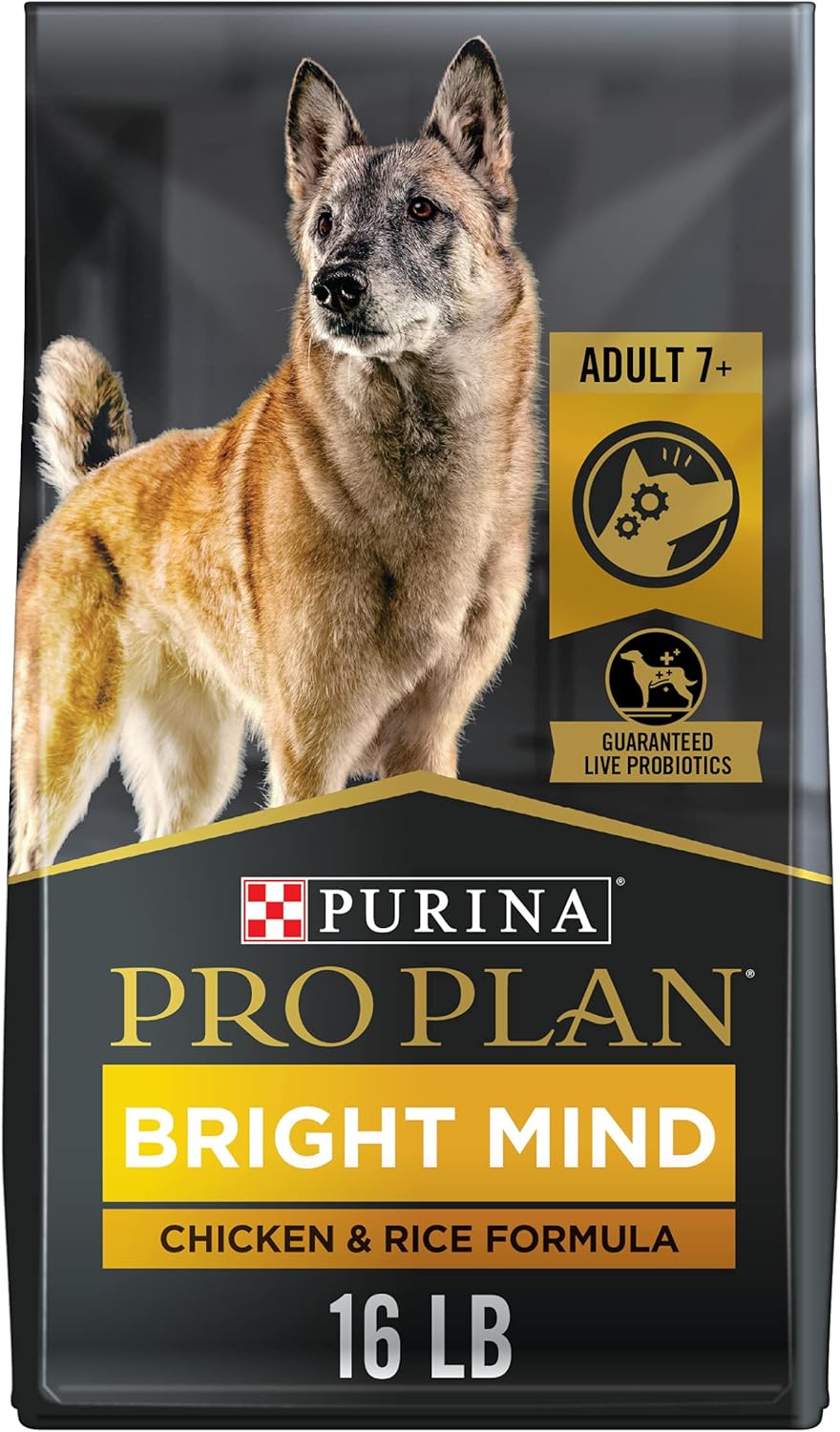 Purina Pro Plan Senior Dog Food with Probiotics for Bright Mind