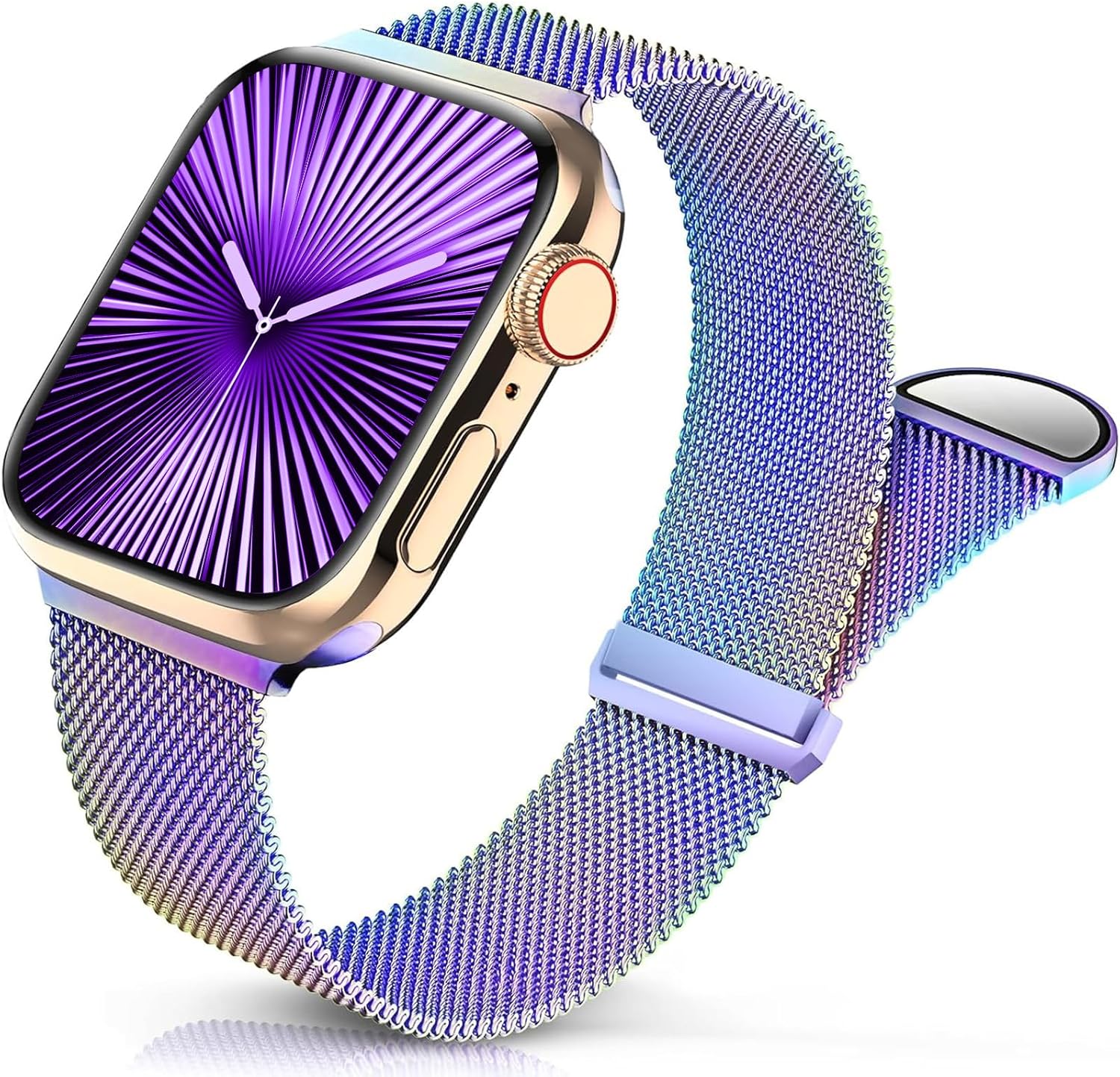 Sunnywoo Stainless Steel Mesh Band for Apple Watch - Stylish & Comfy