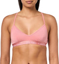 Calvin Klein Women's Motive Cotton Lightly Lined Bralette - Soft
