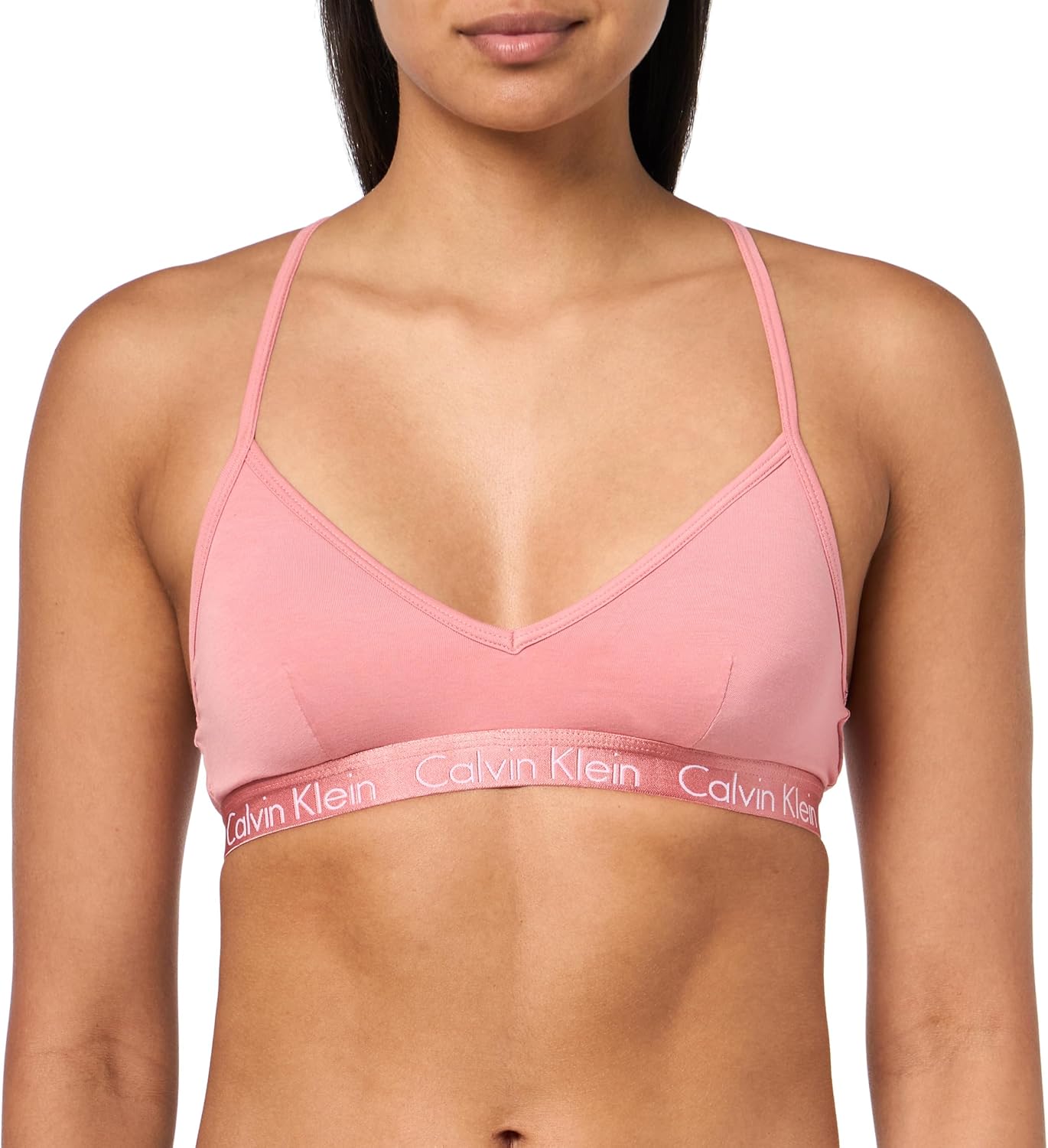 Calvin Klein Women's Motive Cotton Lightly Lined Bralette Bra Review