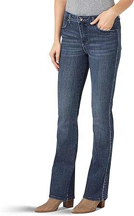 Wrangler Women's Aura Slimming Boot Cut Jean for Every Occasion