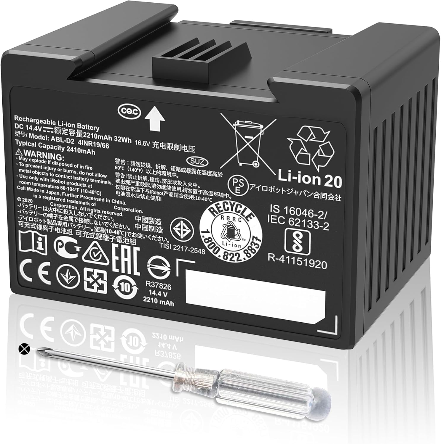 Power up your Roomba with ABL-D2A BOWEIRUI Battery