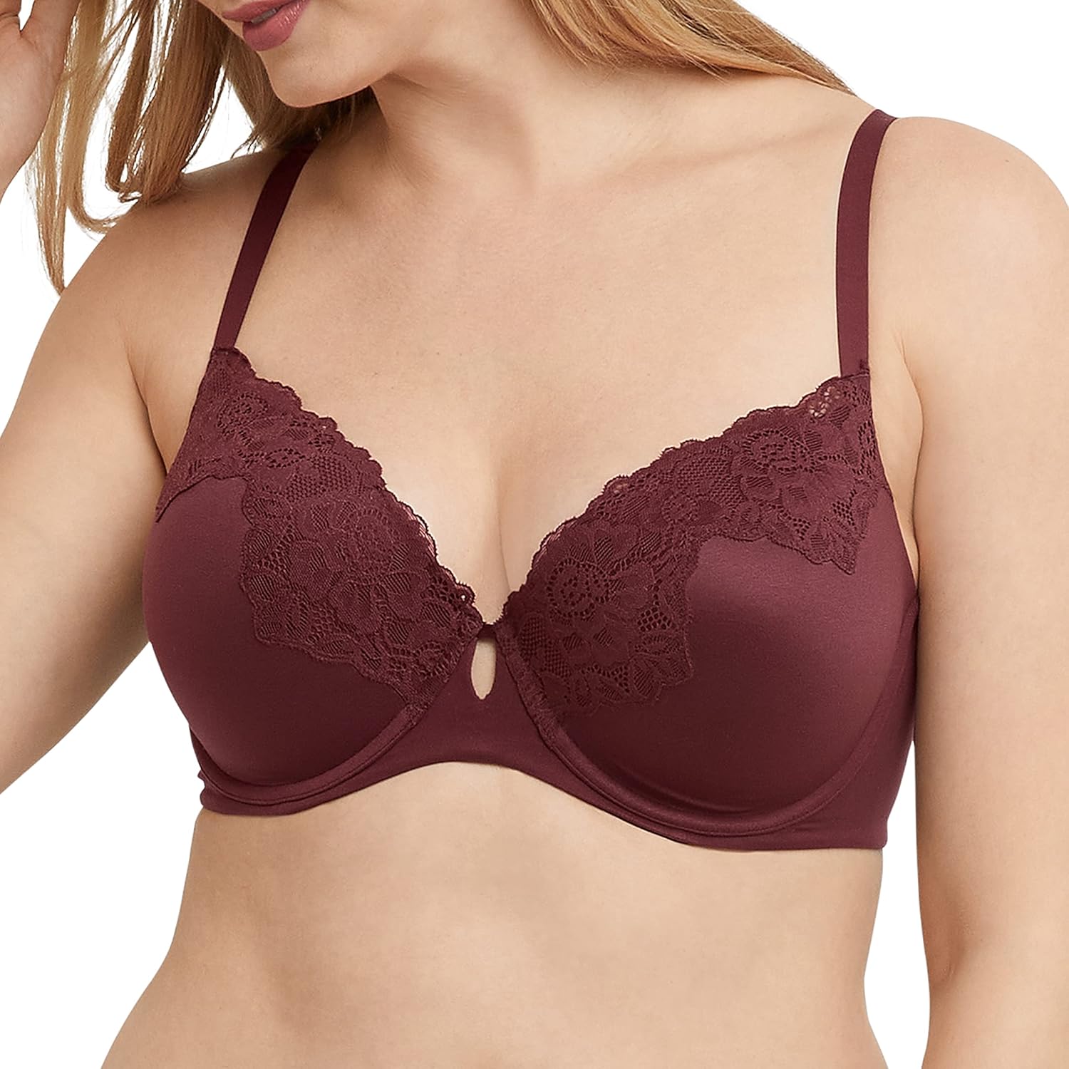 Comfort Devotion Your Lift Underwire Bra with Lace Trim