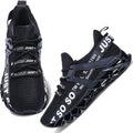 Womens Walking Running Blade Sneakers - Breathable Knitted Mesh
