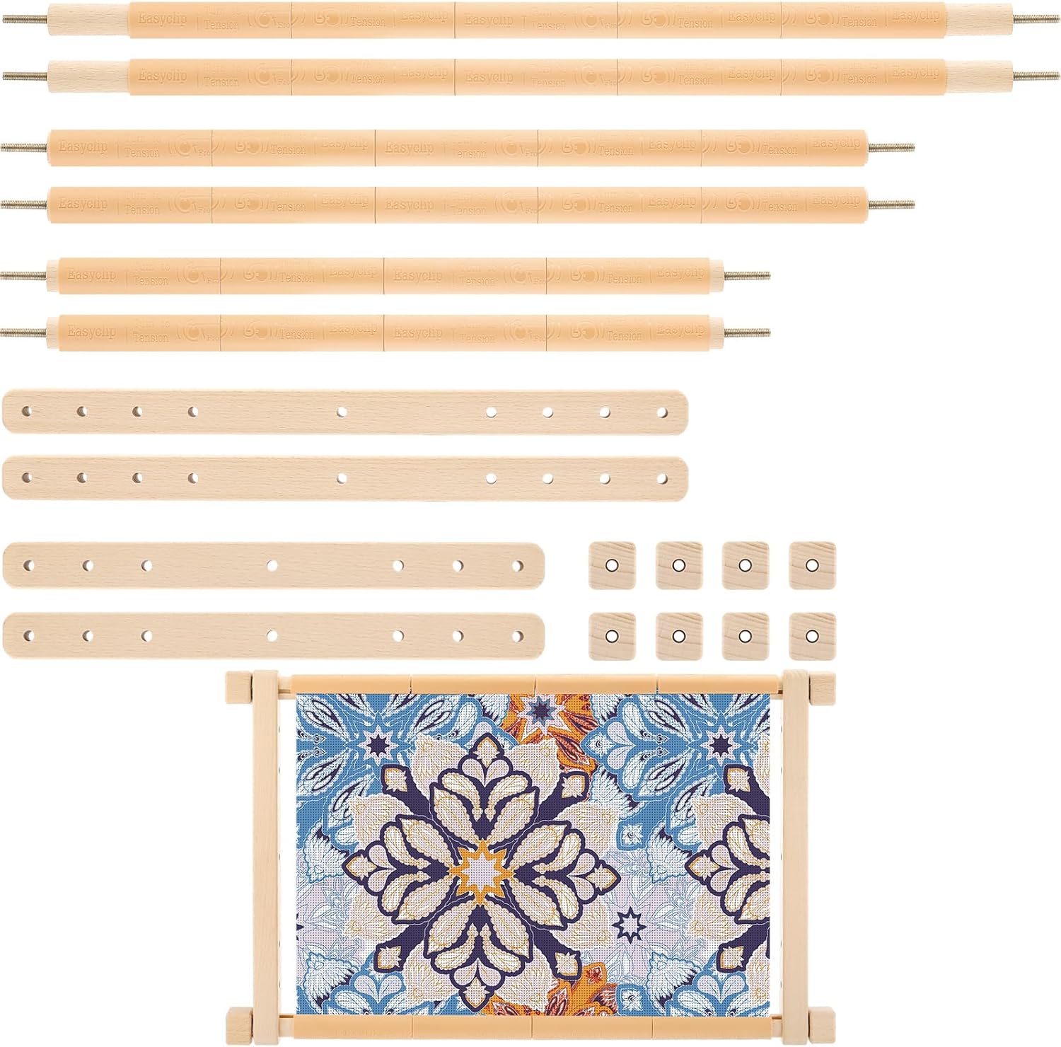 CroBlissful Cross Stitch Scroll Frame Set for Needlework Projects