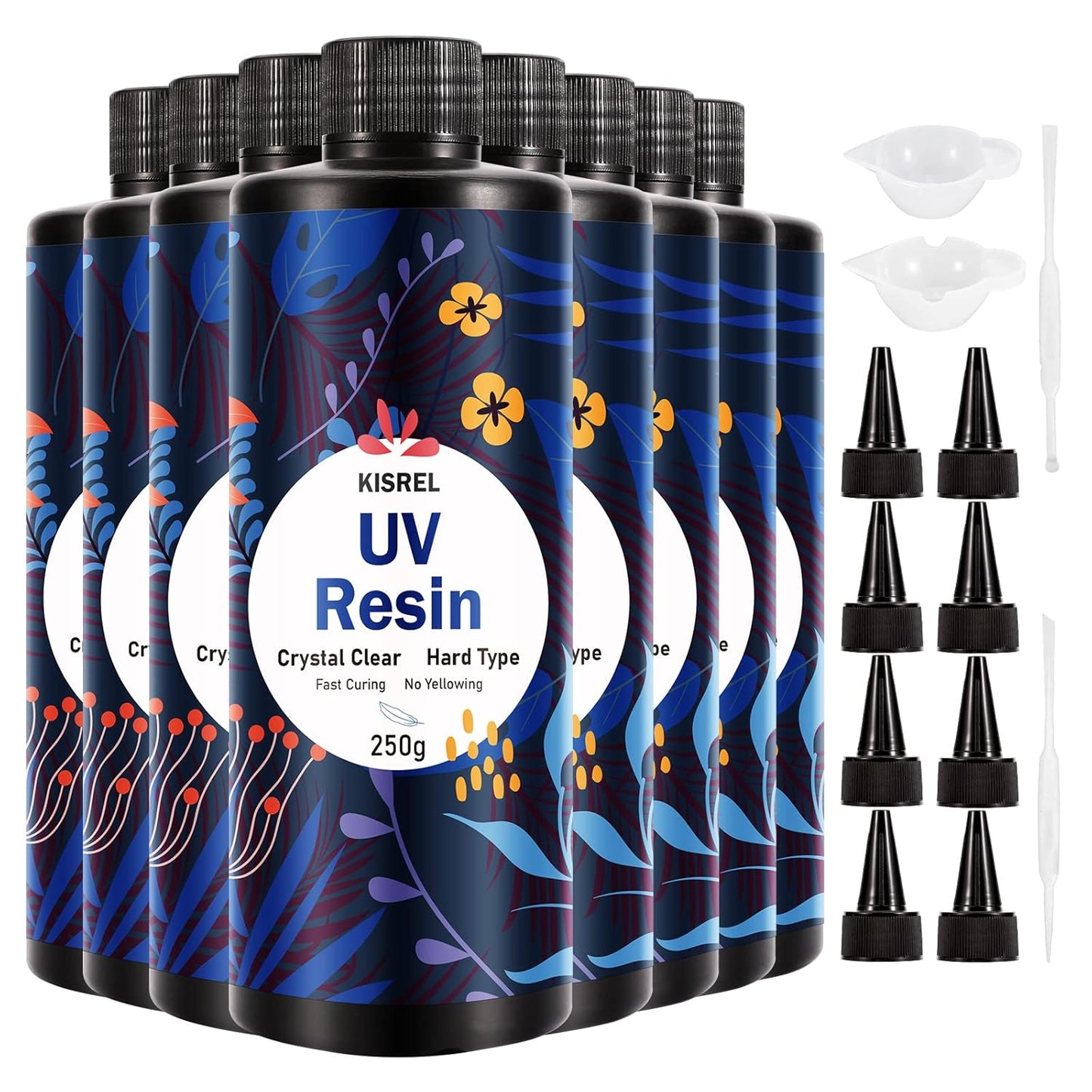 KISREL UV Resin 2000g for Craft Jewelry Making and More
