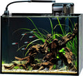 NICREW 2.5 Gallon Nano Nature Aquarium Kit - Compact Rimless Desktop