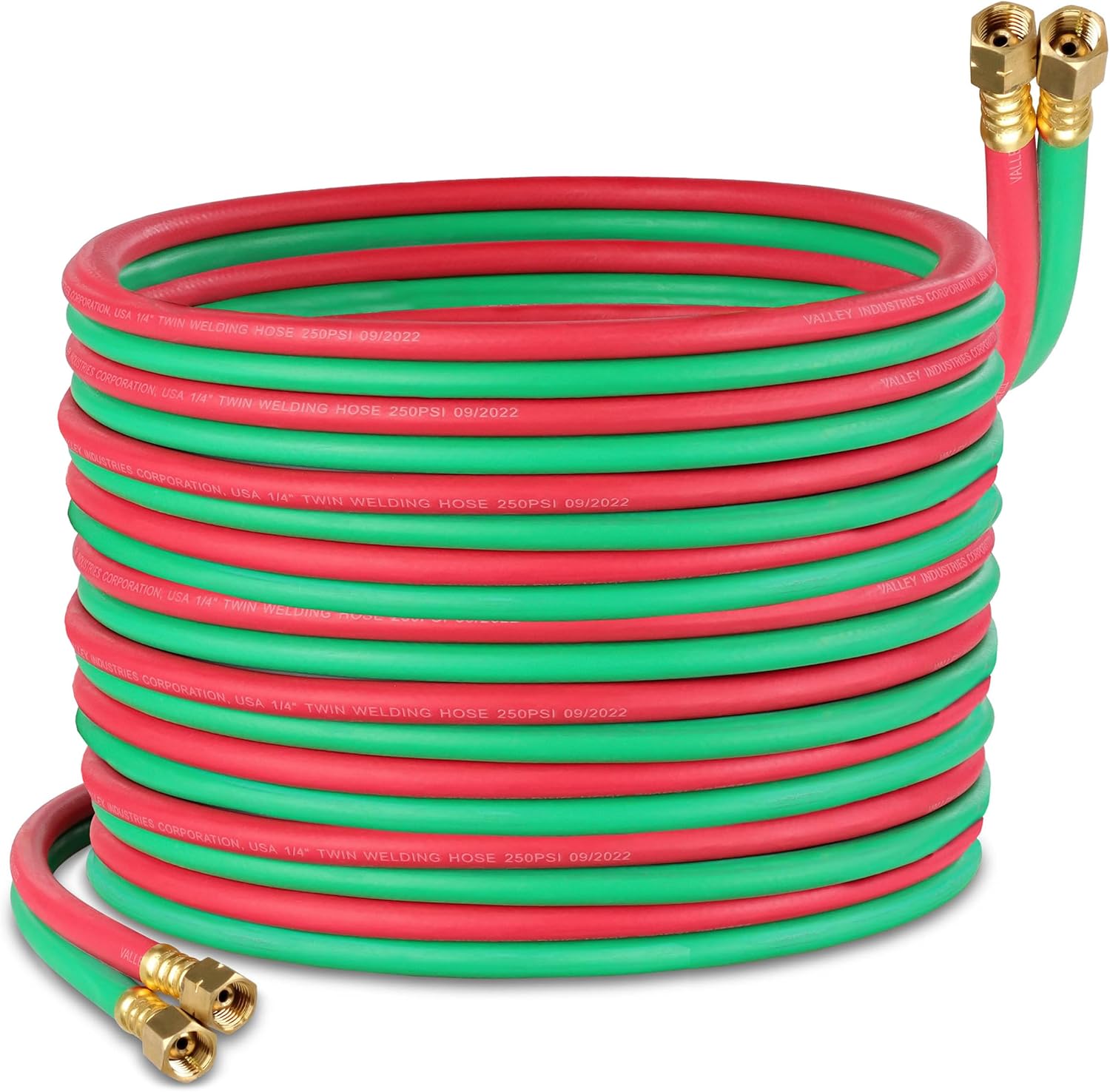 ABN Oxy Acetylene Hose - 100 Foot Twin Cutting Torch Hose