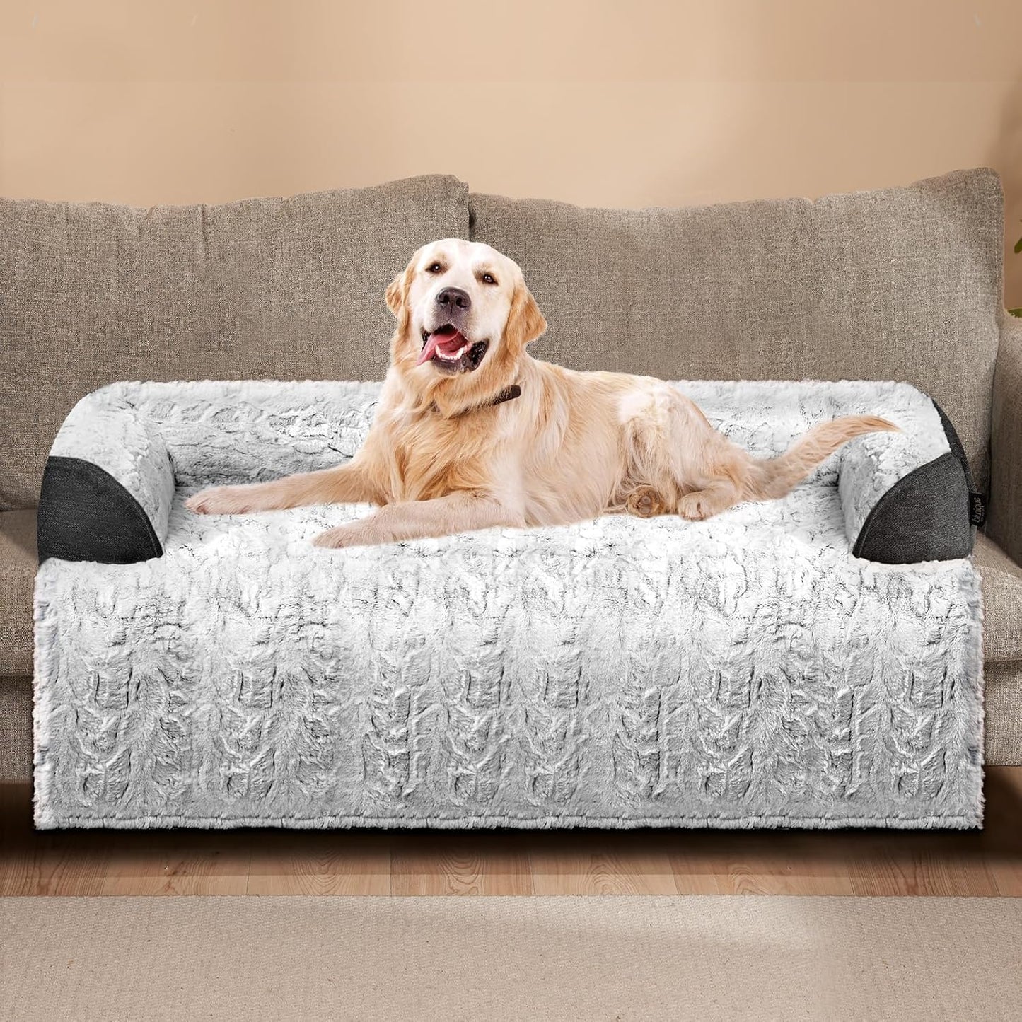 Calming Extra Large Dog Bed for Couch - Plush Comfort & Support