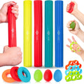 Flex Therapy Bar and Grip Strength Trainers Set - Progressive 13-Level