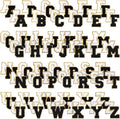 104 Pcs Letter Patch Iron on Chenille A-Z for Bags and Shirts