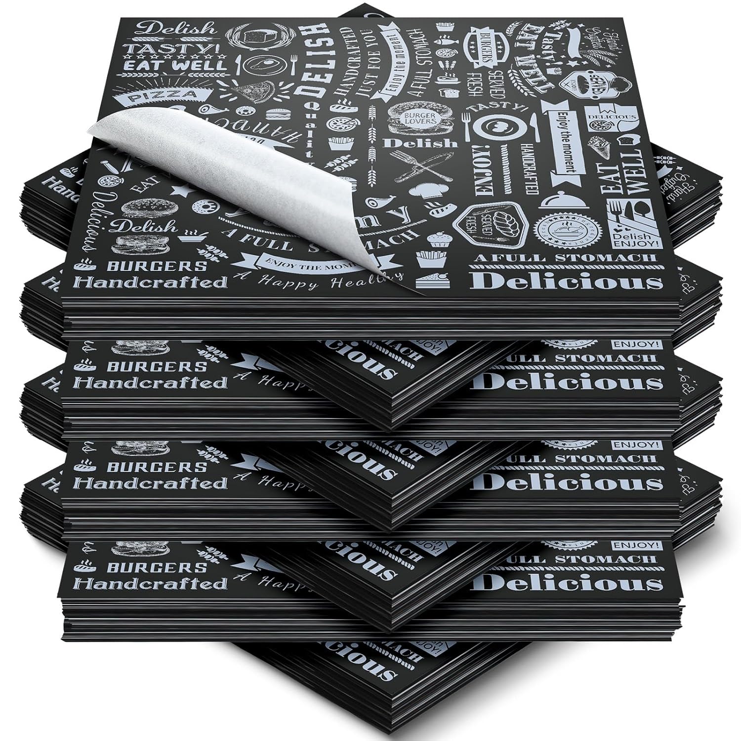 Outus 600 Pcs Deli Wax Paper Sheets for Food Wrapping and Baking