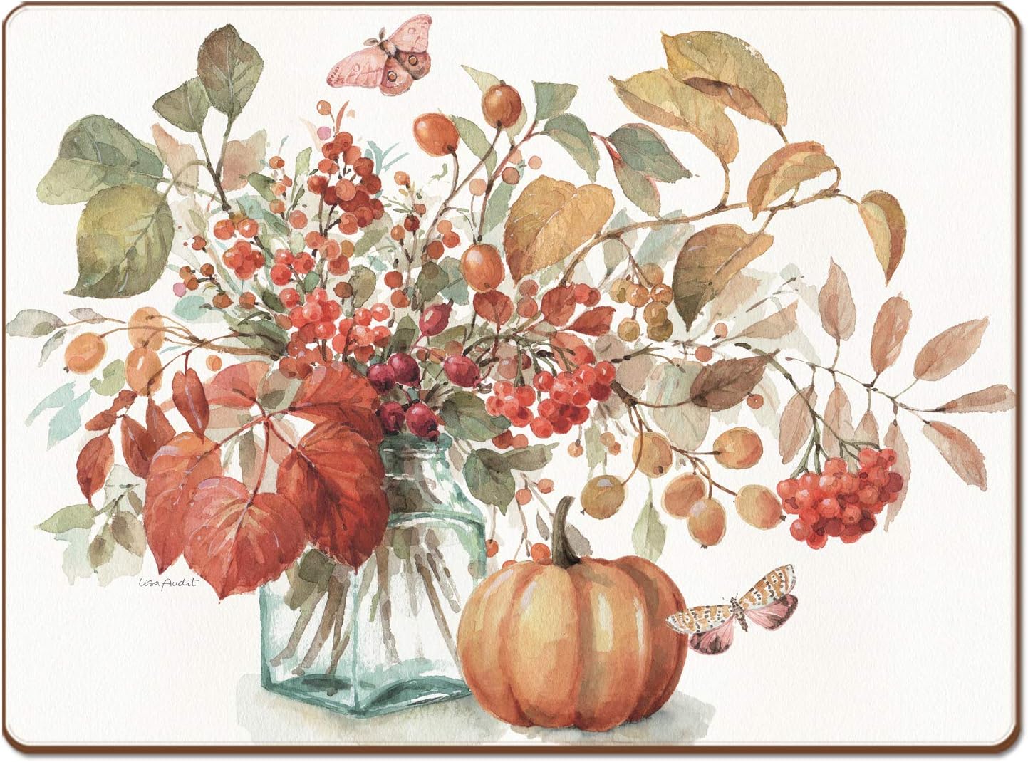 Autumn in Nature Decorative Hardboard Placemats 4 Pack