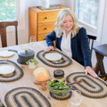 Kilimanjaro Jute Braided Placemats Set of 4 for Elegant Dining