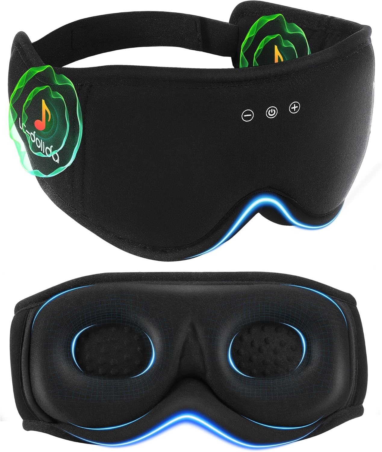 BambooCotton 3D Bluetooth Sleep Mask for Ultimate Comfort