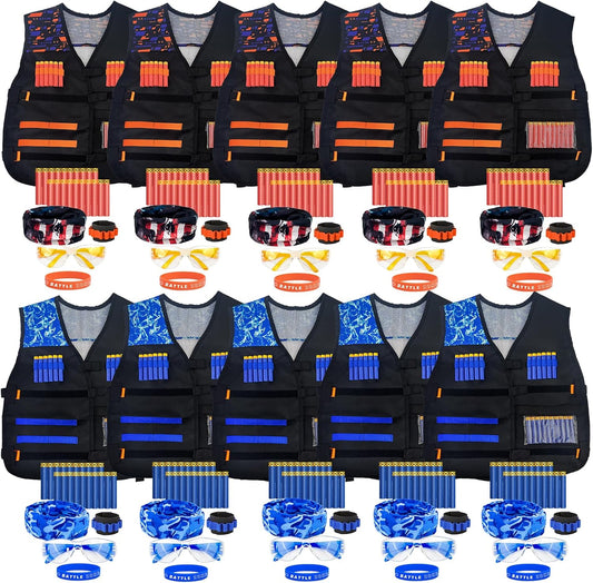 Tactical Vest Kit for Kids with Toy Guns and Foam Darts