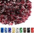 Grisun Wine Red Fire Glass for Pit - Sparkling 20 lb 1/2 in