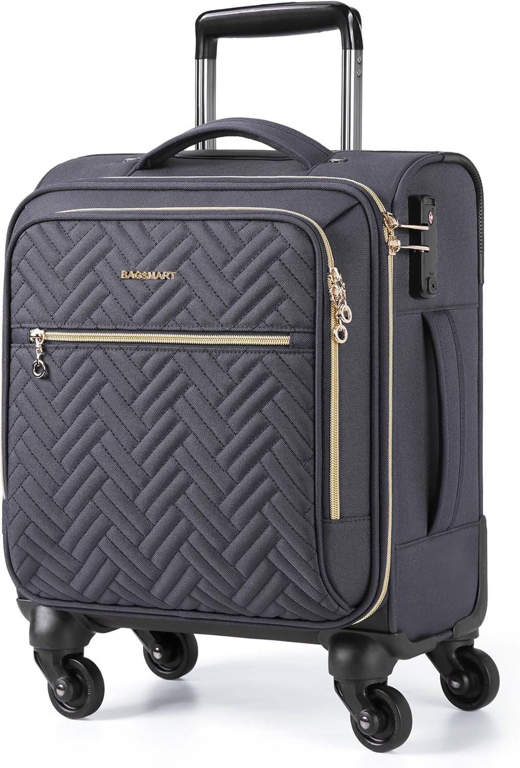 BAGSMART Underseat Carry On Luggage for Easy Travel Convenience