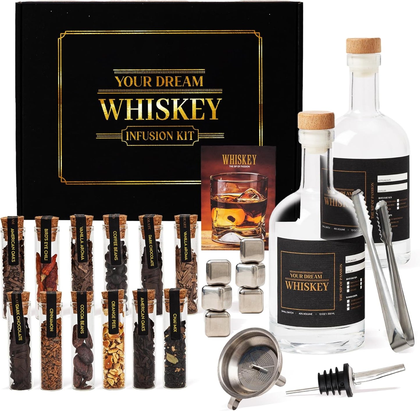 Whiskey Making Kit - DIY Infusion Set for Unique Gifts