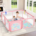 Dripex Baby Playpen 52 in Small Play Yard - Safe Indoor Play Area