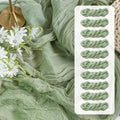 Sage Green Cheesecloth Table Runner 35x120 in 10 Pack - Boho Event