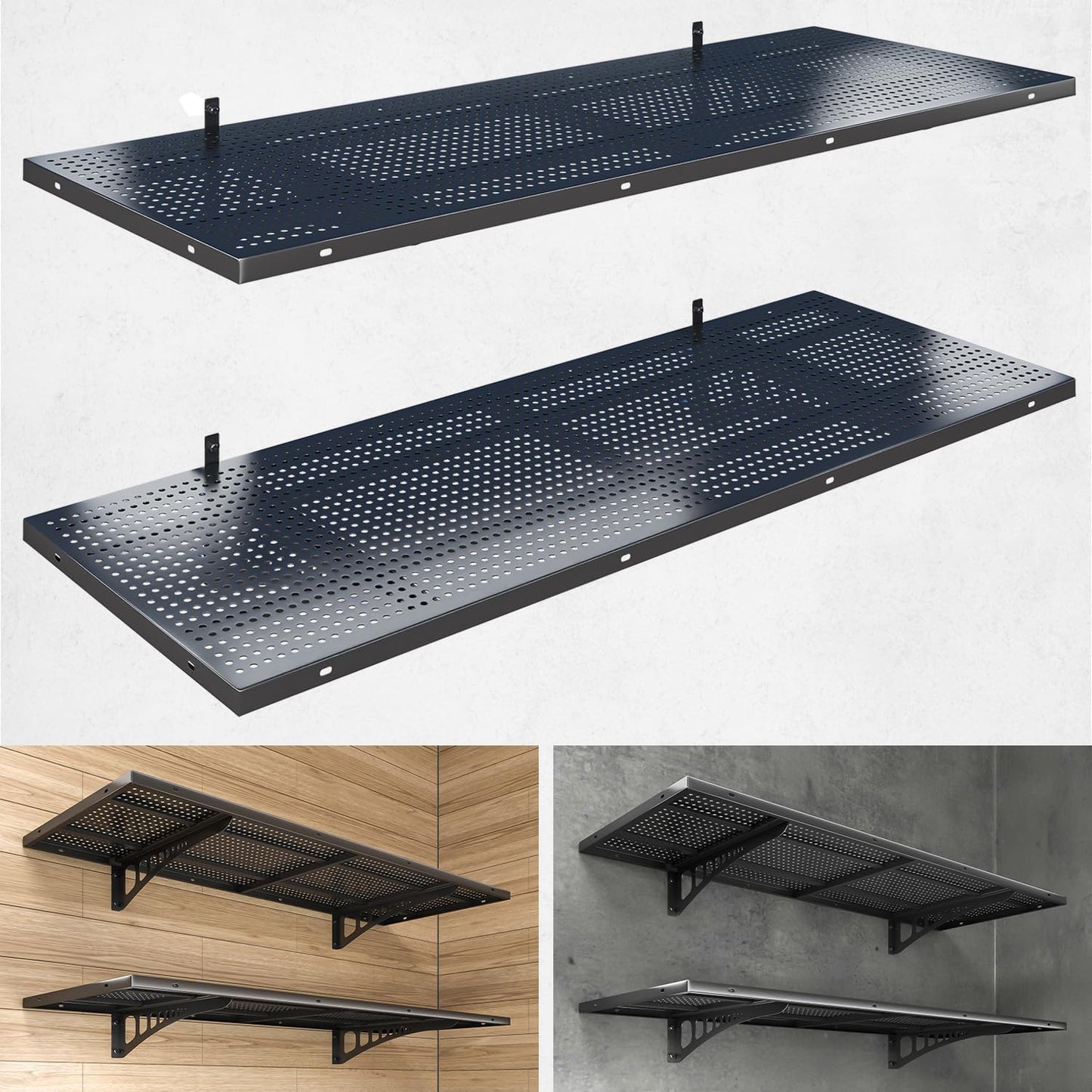 Heavy Duty Garage Wall Shelving for Maximum Storage Capacity
