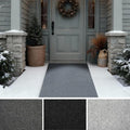iCustomRug Hallway Runner Rug 3x8ft Charcoal - Durable Low-Profile