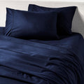 PeachSkinSheets Mariner Blue Sheet Set - Extra Soft Cooling Queen