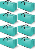 Extra Large 40 Gal Moving Bags 8 Pack - Aquamarine Heavy Duty