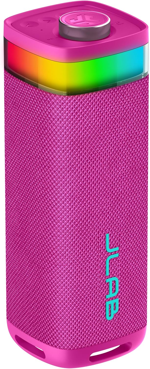 JLab JBuds Party Portable Bluetooth Speaker with RGB Lighting