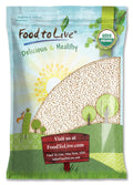 Food to Live Organic Navy Beans, 15 Pounds - High Protein Pantry