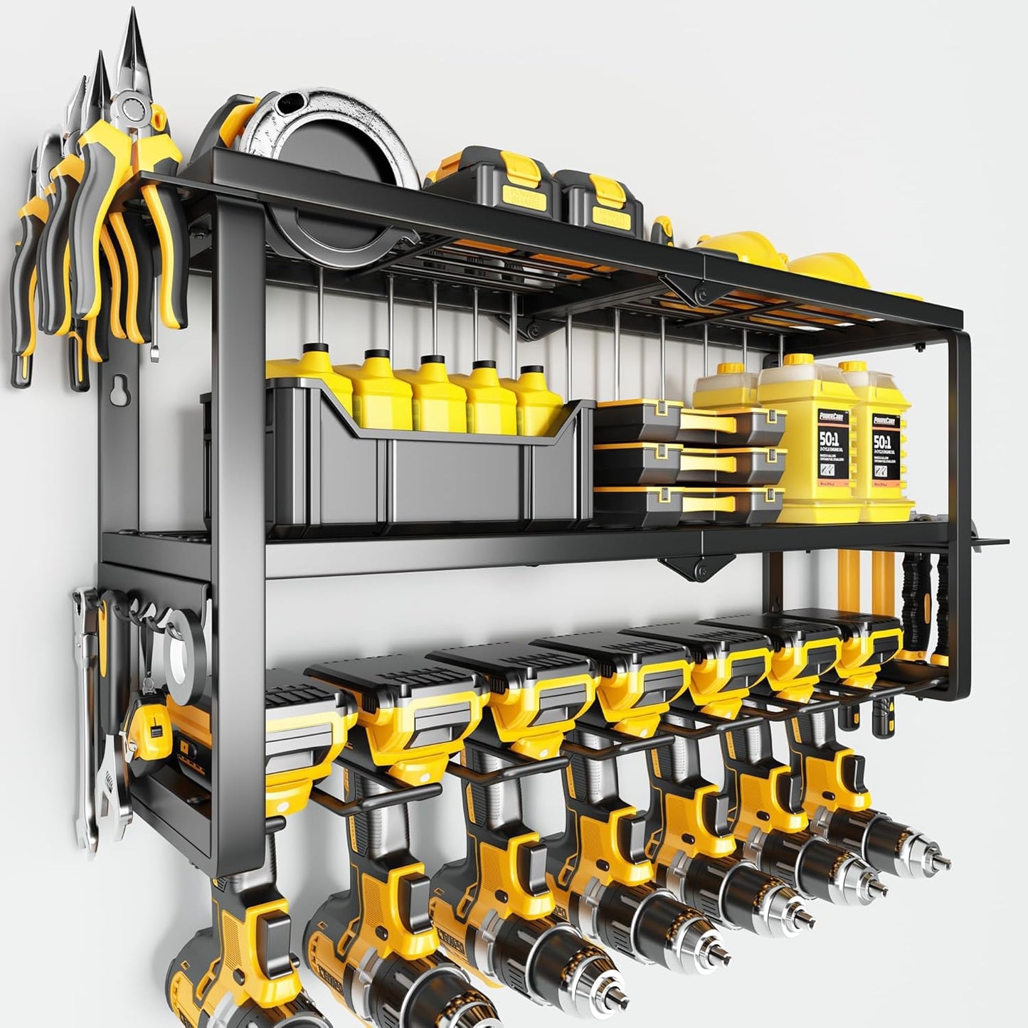 Power Tool Organizer Wall Mount for Heavy Duty Storage Needs
