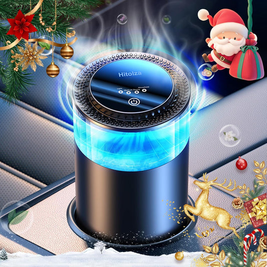 Smart Car Air Freshener with Mist & Light - Long Lasting Aroma