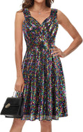 GRACE KARIN Sleeveless Wrap V-Neck A-line Bridesmaid Dress
