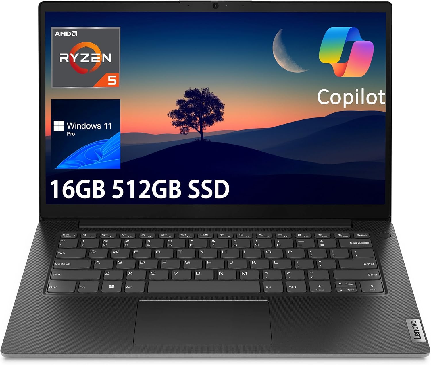 Lenovo V14 Laptop: Powerful Ryzen 5, 16GB RAM, 512GB SSD