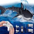 Remote Control Shark Toy for Kids - Realistic 1:18 RC Shark Boat