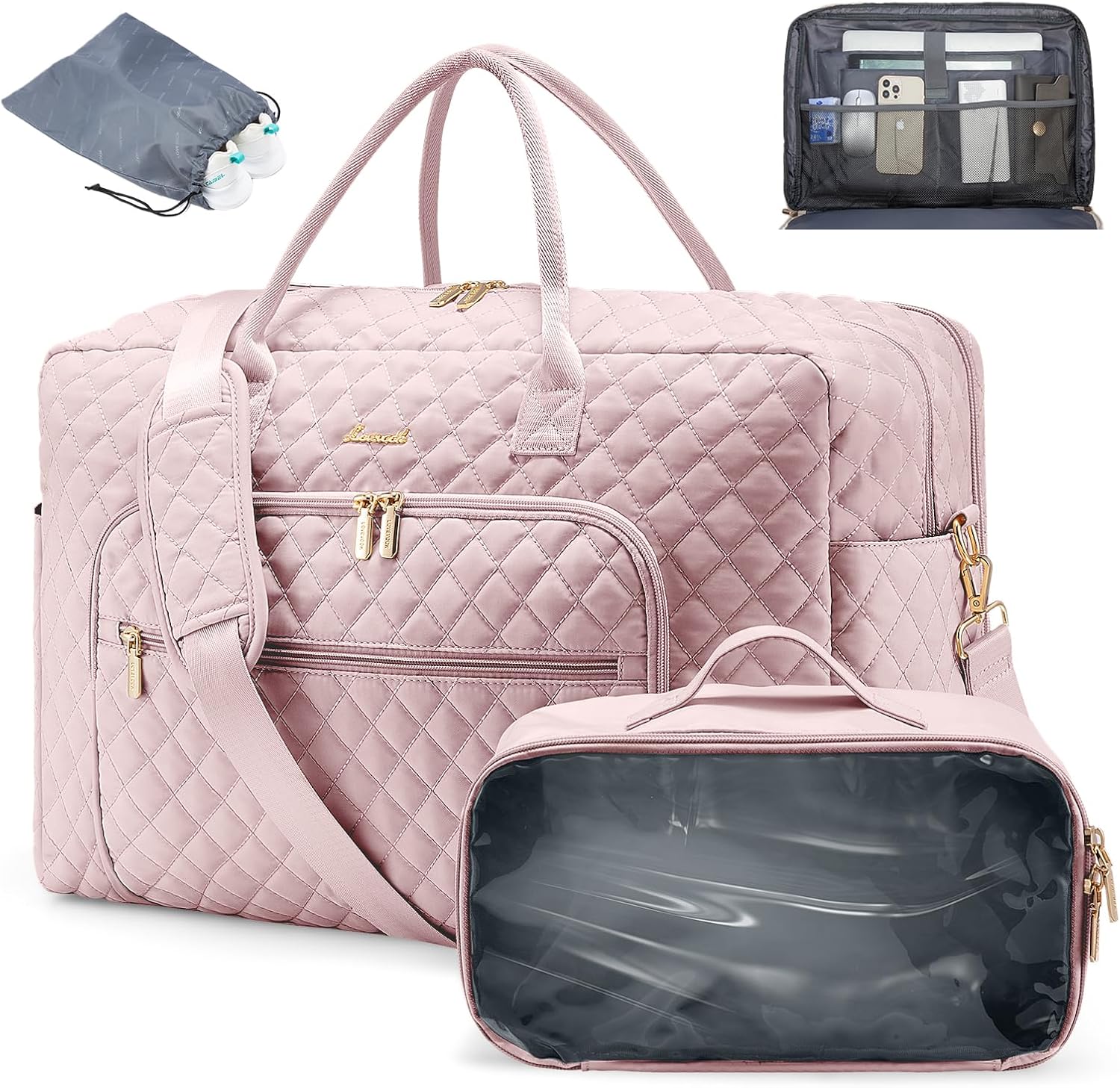 LOVEVOOK Travel Duffle Bag with Laptop Compartment and More