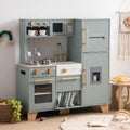 ROBUD Play Kitchen Set Wooden Corner Kitchen - Imaginative Pretend