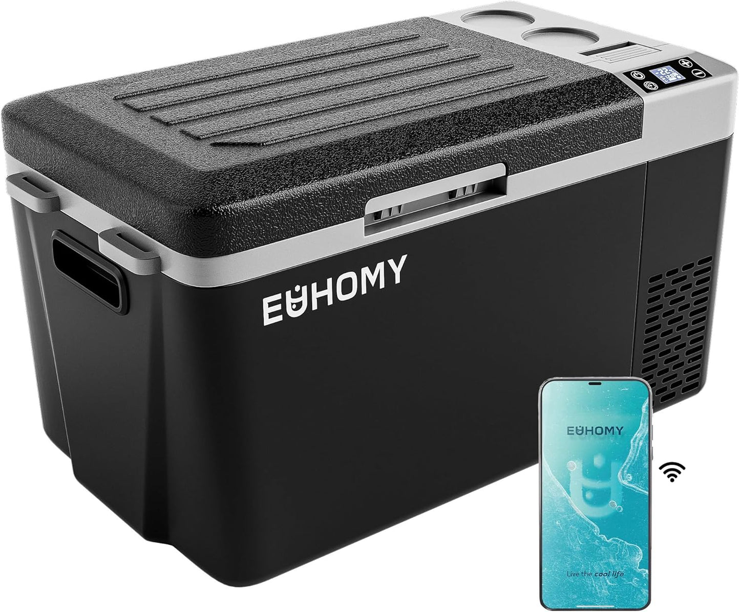 EUHOMY 12 Volt Refrigerator: Portable Electric Cooler for Travel