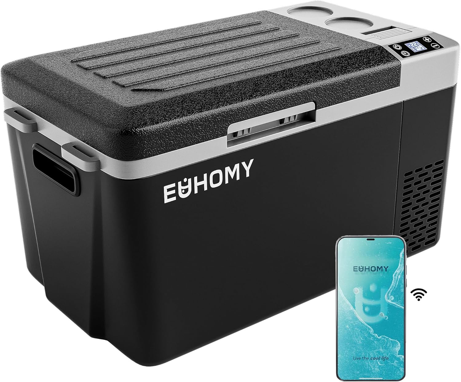 EUHOMY 12 Volt Refrigerator: Portable Electric Cooler for Travel
