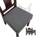 Genina Waterproof Seat Covers for Dining Chairs (6 PCS) - Dark Gray