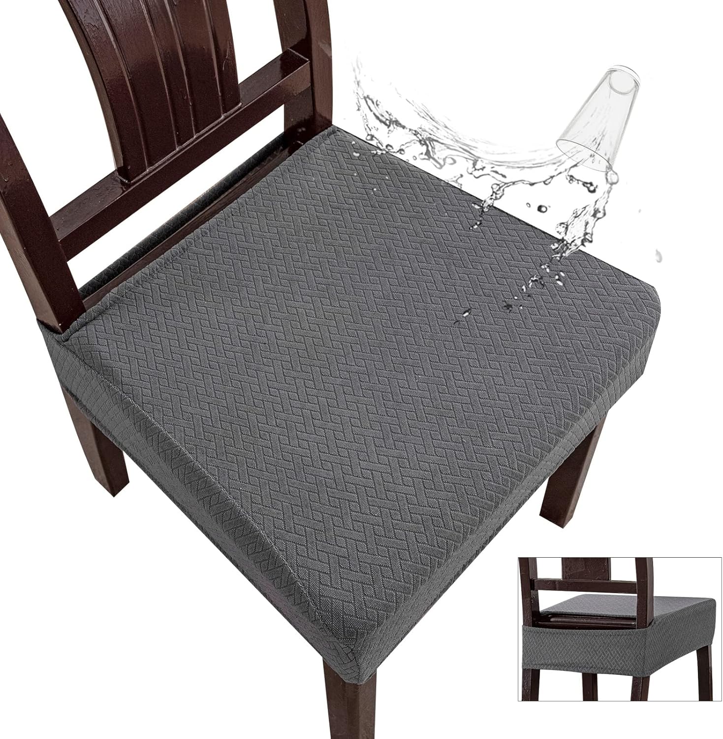 Genina Waterproof Dining Chair Covers for Stylish Protection