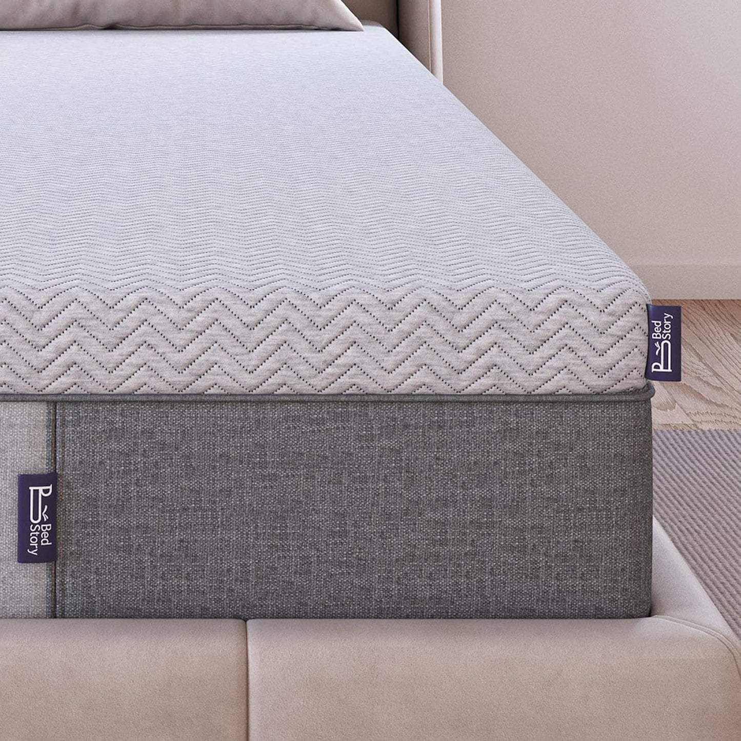 BedStory Extra Firm Mattress Topper for Queen Size Comfort