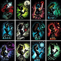 12 Pack Diamond Art Kits for Adults - 12x16 in Princess 5D Set