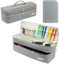 Double-layer Hair Tools Travel Bag and Heat Mat - Organized Protection