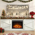 Fireplace TV Stand for TVs up to 80 in - 18 in Electric Fireplace