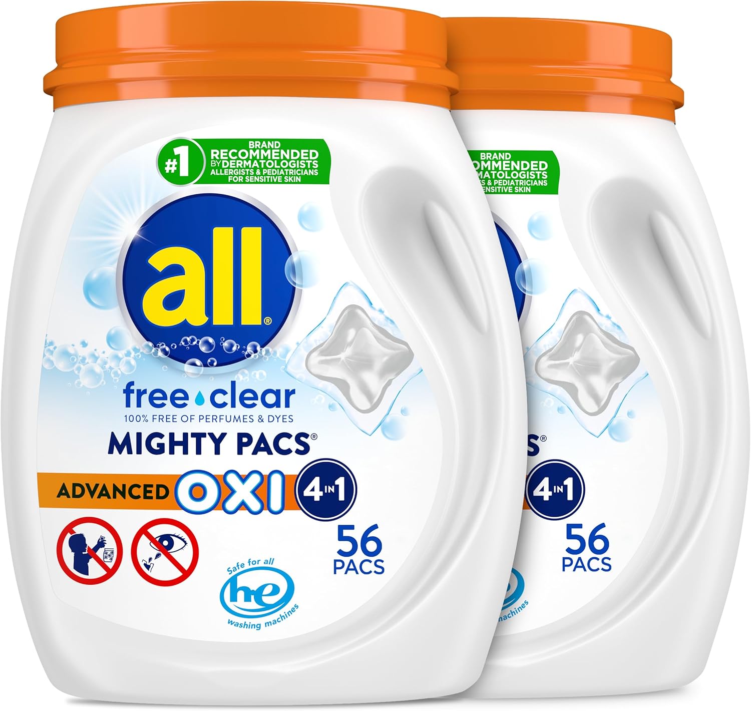 all free clear MIGHTY PACS Laundry Detergent for Sensitive Skin