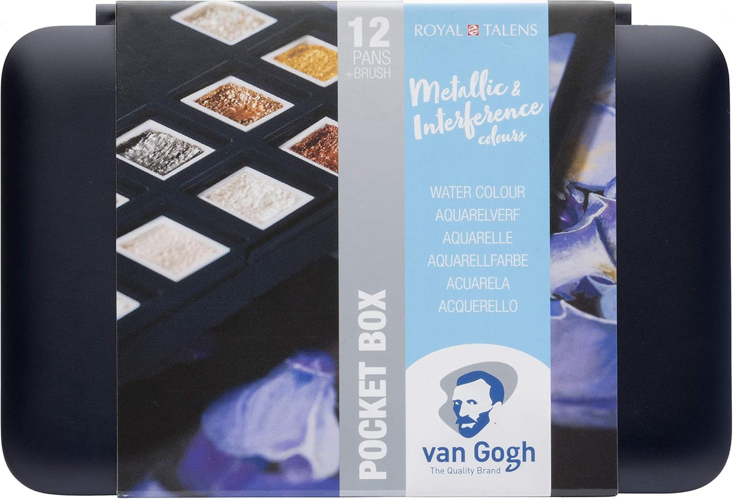 Van Gogh Watercolor Paint Set with Specialty Metallic Colors