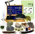 Fly Tying Standard Tool Kit with Wooden Box - Complete Starter Set